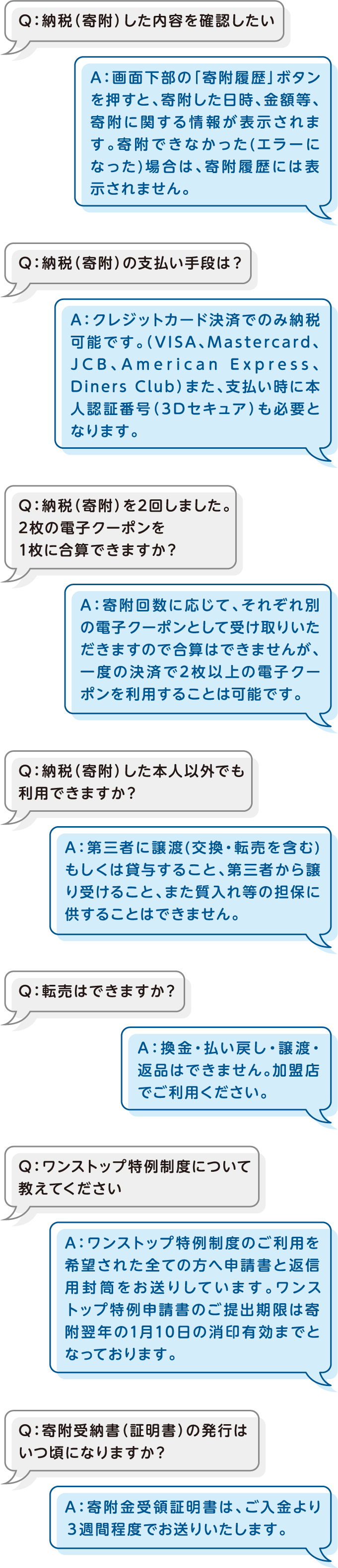 納税（寄附）について